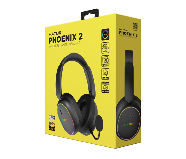 HATOR Phoenix 2 ANC Wireless (czarne) - 1332270 - zdjęcie 6